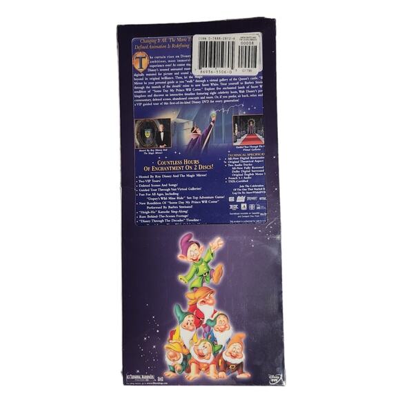 Disney Snow White And The Seven Dwarfs Limited Ed. 2-Disc (DVD, 2005) New - Picture 2 of 6